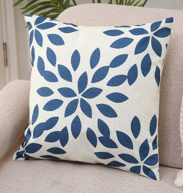 4pcs Modern Linen Pillow Cases 18x18in for Home Decor
