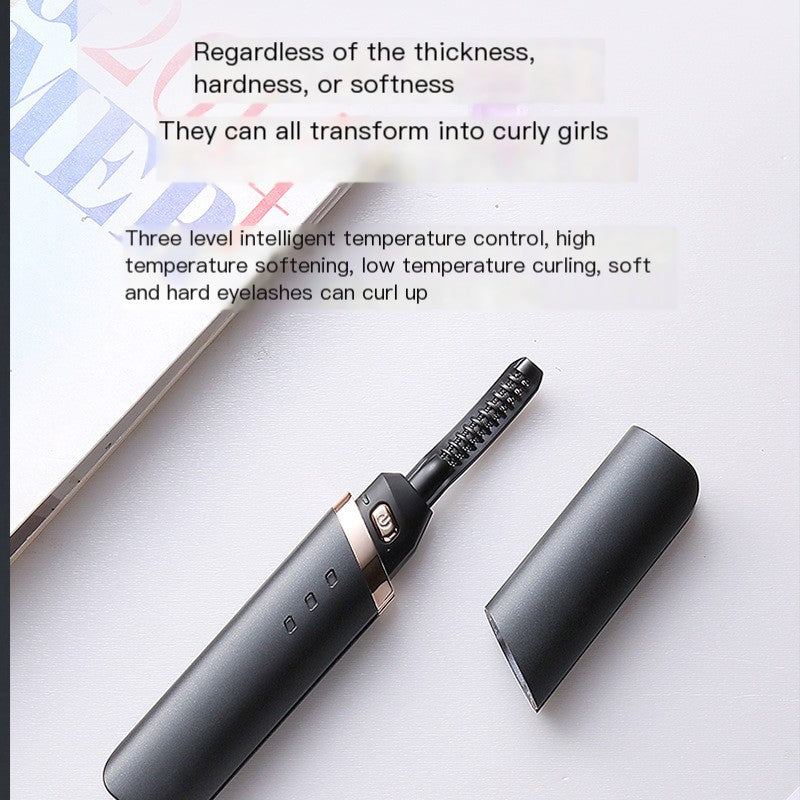 Electric Heated Eyelash Curler for Long-Lasting Curling