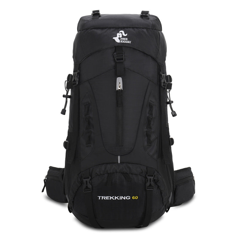 60L Hiking Backpack with Rain Cover for Outdoor Use