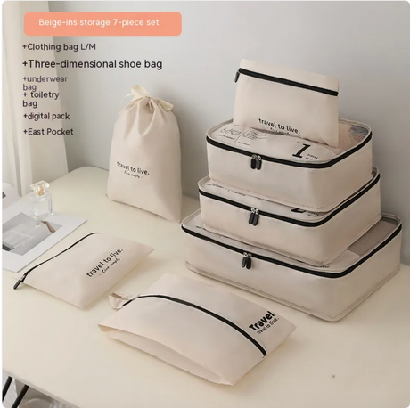 7-Piece Travel Organizer Bag Set