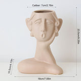 Nordic Creative Ceramic Vase for Home Decoration