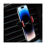 Sylvil Phone Mount for Car Vent Auto Air Vent Clip Cell Phone Holder Easy Clamp Hands Free Mobile Phone Stand Universal Phone Cradles Car Accessories Fit for All Smart Phones (Red)
