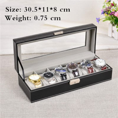 Elegant Wooden Watch and Jewelry Organizer Box