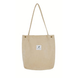 Canvas Women's Bag, Versatile Shoulder Bucket Bag