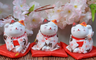 Lucky Cat Car Decoration Figurine