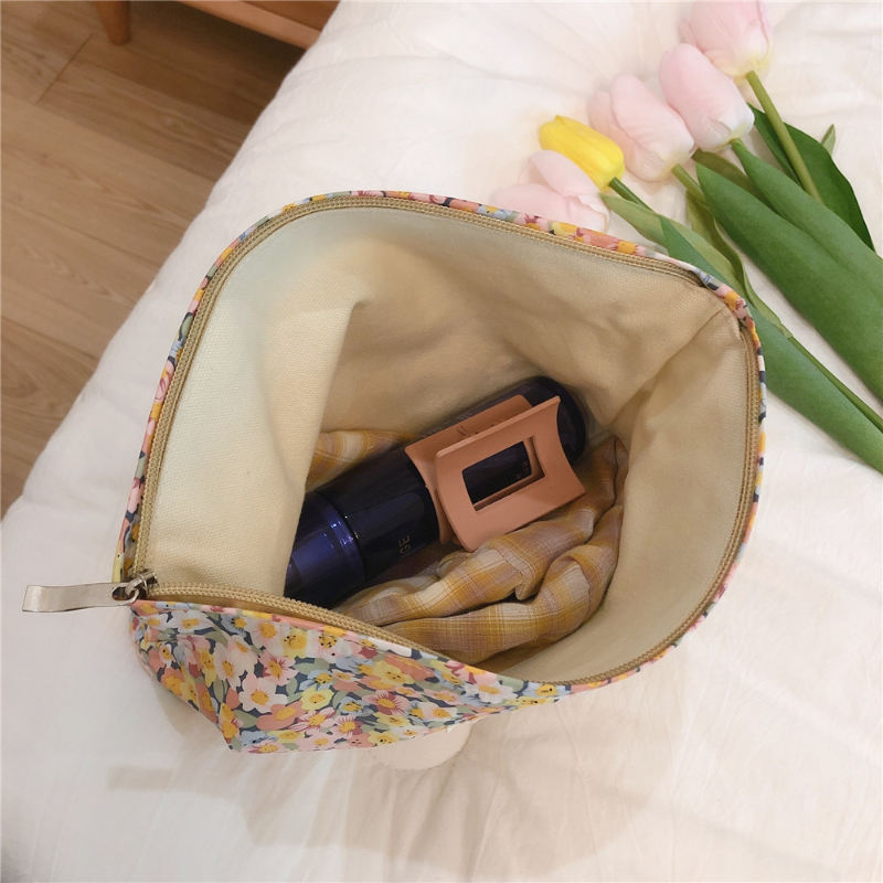Floral Women's Makeup Storage Bag for Travel