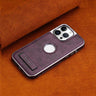 Premium Leather Stand Phone Case