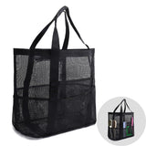 Smanllan Horse Grooming Organizer Bag8 Pockets Waterproof Horse Grooming Tote Bag with Mesh (Black)