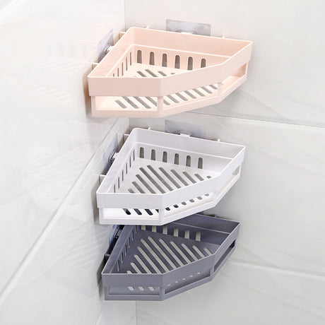 Triangle Storage Rack, No Trace Organizer Shelf