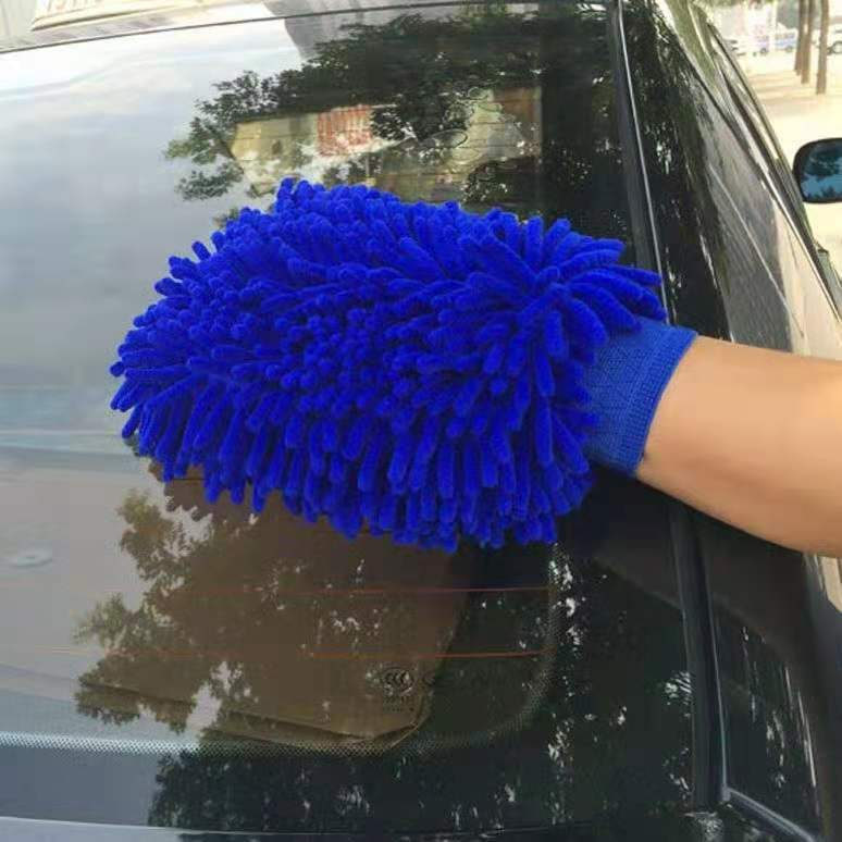 Chenille Car Wash Gloves and Cleaning Cloth Tool