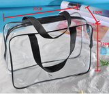 Waterproof Makeup Bag Set with Transparent Pouch