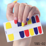 Gummed Nail Stickers for Creative Nail Art