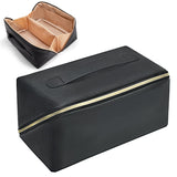 Gifts for WomenPortable Makeup Bag Opens Flat for Easy AccessWaterproof Cosmetic Bag Travel Toiletry Bag with Divider and HandleTravel Accessories Pouch Overnight Bag for Toiletries and Daily Use