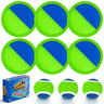 Ayeboovi Toss and Catch Ball Game Outdoor Toys for Kids Games 6 Paddle 3 Balls Pool Beach Yard Lawn Camping Toys Age 3 4 5 6 7 8 9 10+ Year Old Valentines Day Gift Easter Basket Stuffers
