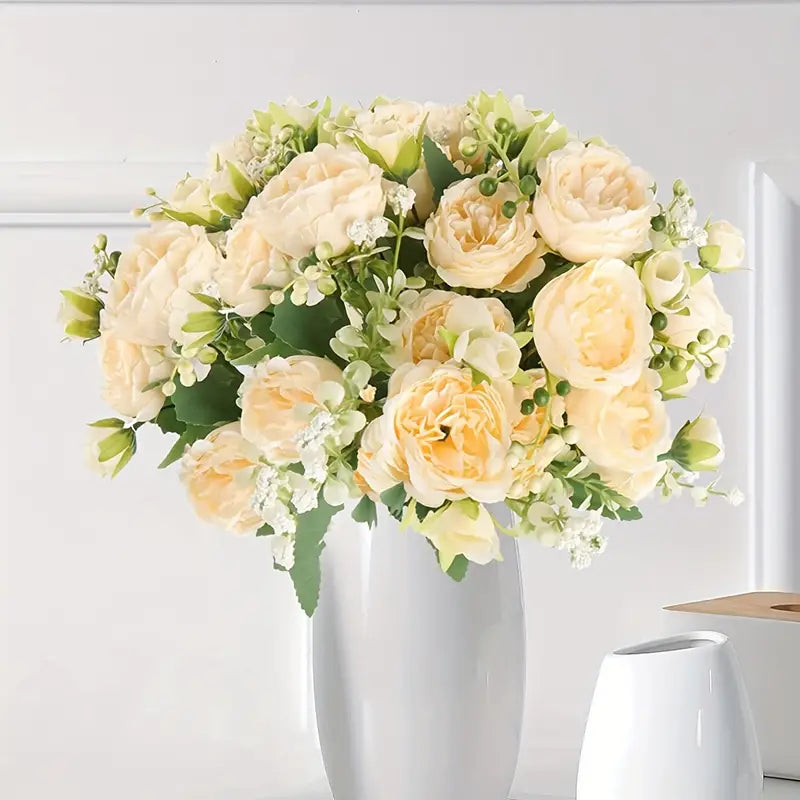 Artificial Rose Bouquet for Home Decoration (1pc)