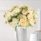 Artificial Rose Bouquet for Home Decoration (1pc)