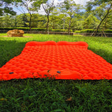 Inflatable Double Camping Mattress with Built-in Pump