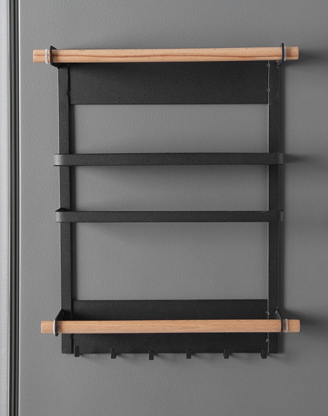 Magnetic Kitchen Towel Rack and Storage Organizer