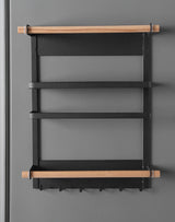 Magnetic Kitchen Towel Rack and Storage Organizer