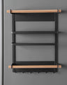 Magnetic Kitchen Towel Rack and Storage Organizer