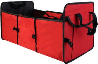 Car Insulated Cooler with Three Compartments (Foldable)