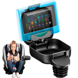 Integral Kids Console for Car Seat - Upgraded Car Organizer for Kids Adjustable Tablet Mount - Car Seat Cup Holder Console with Storage Container - Roadtrip Essentials for Kids - Standard Base