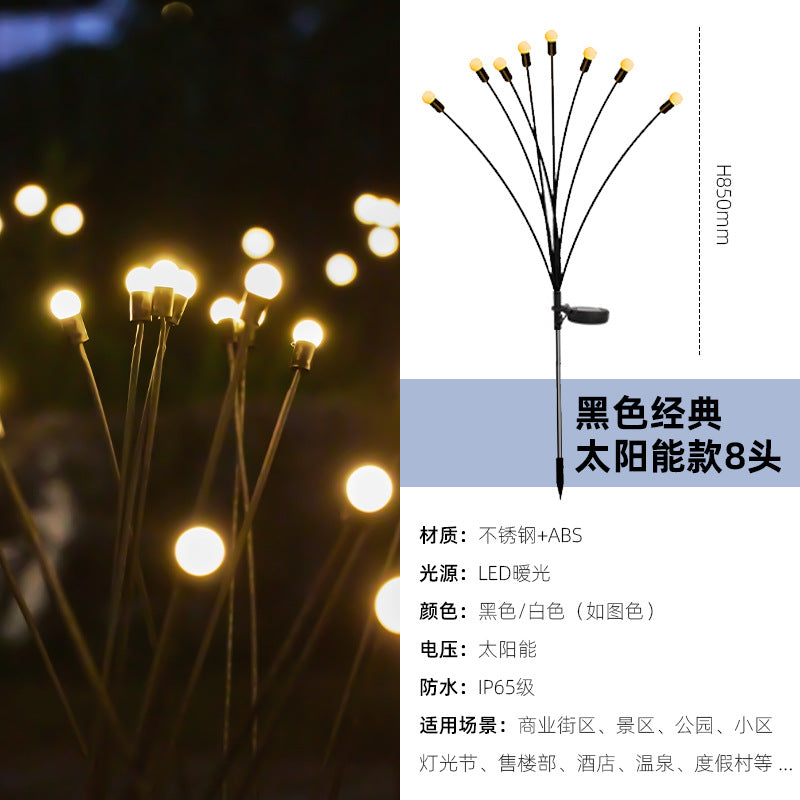 LED Solar Firefly Light for Outdoor Garden Decor