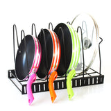 Multi-Layer Kitchen Floor Storage Rack for Pots and Boards
