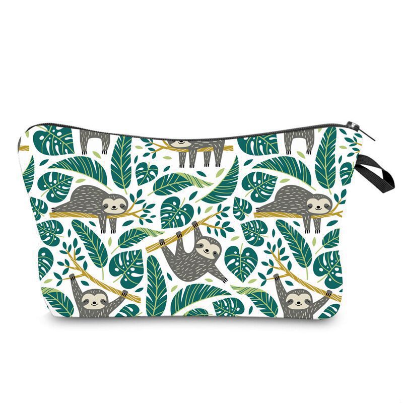 Women's Waterproof Canvas Makeup Clutch Bag