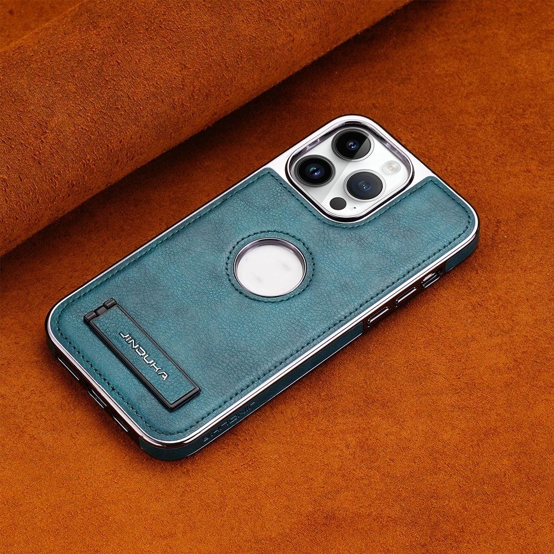 Premium Leather Stand Phone Case