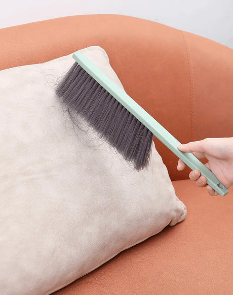 Soft Utility Cleaning Brush with Multicolor Handle