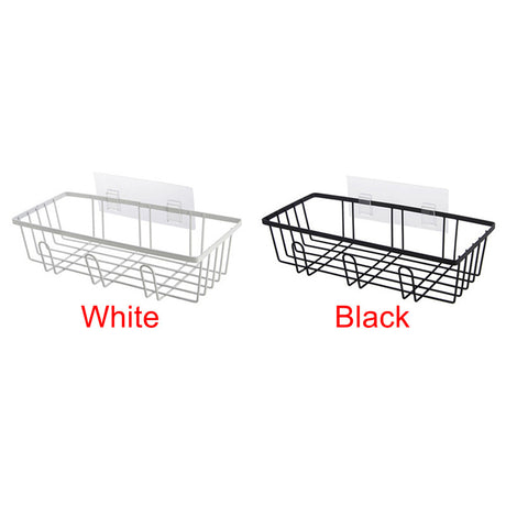 Wall-Mounted Storage Rack for Small Bathrooms