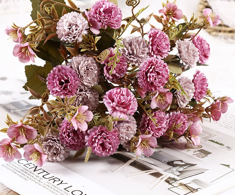 Artificial Silk Flowers Bouquet for Home Decor and Gifts