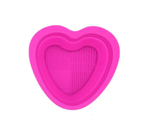 Silicone Makeup Brush Cleaning Bowl and Scrubber (1PC)