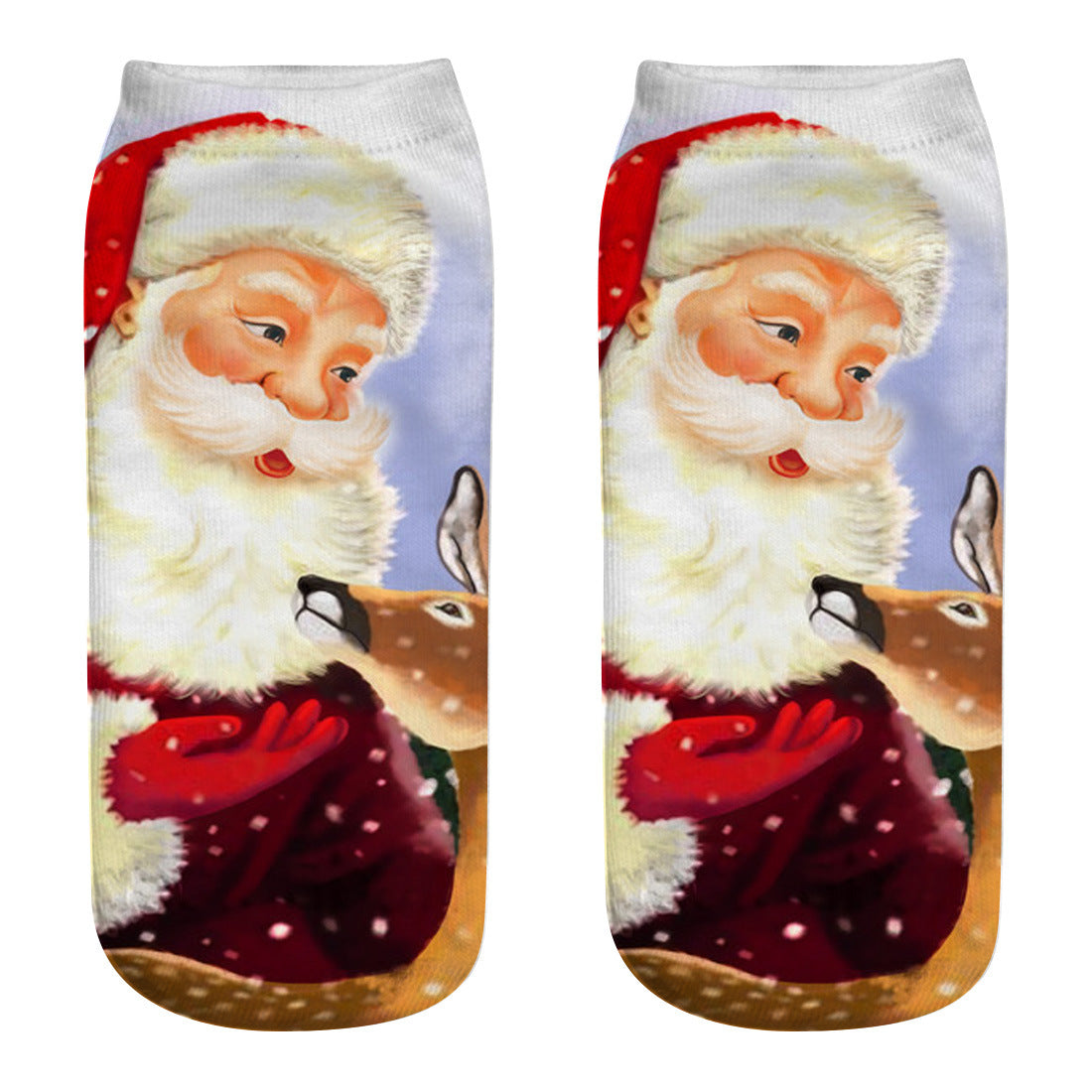 New 3D Printed Christmas Socks for Women