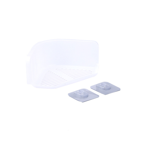 Corner Drain Rack for Bathroom and Kitchen Storage