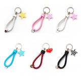 Custom Creative Car Keychain with Cute Cartoon Design