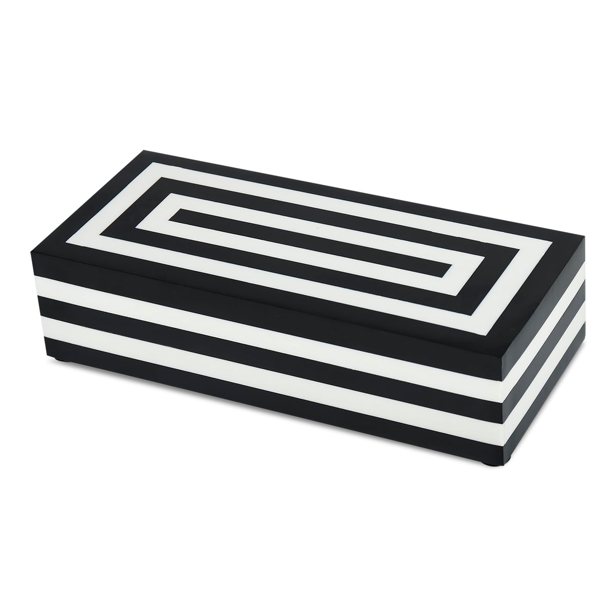 Handicrafts Home Handmade Concentric Collection Decorative Jewelry Box Organizer – Keepsakes Trinkets and Home Decor – Antique Coffee Table Storage Memory Box Farmhouse Style Decor 10x4.5x2.5