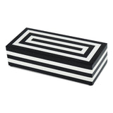 Handicrafts Home Handmade Concentric Collection Decorative Jewelry Box Organizer – Keepsakes Trinkets and Home Decor – Antique Coffee Table Storage Memory Box Farmhouse Style Decor 10x4.5x2.5