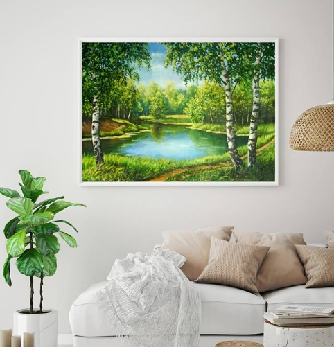 Elegant 5D Diamond Painting for Home Decor Enhancement