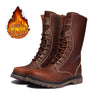 Men's Waterproof Leather Martin Hiking and Combat Boots