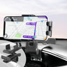 DMJWAN Car Phone Holder 360 Degree Rotatable - Dashboard Mobile Phone Holder Car Clip Holder Car Phone Mount Suitable for 4 to 7 inch Smartphones