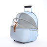 Petseek Small Dog Carrier Backpack Breathable Travel Bag for Small Dogs Lighter Pet Backpack for Outdoor Hiking Picnic Camping Blue