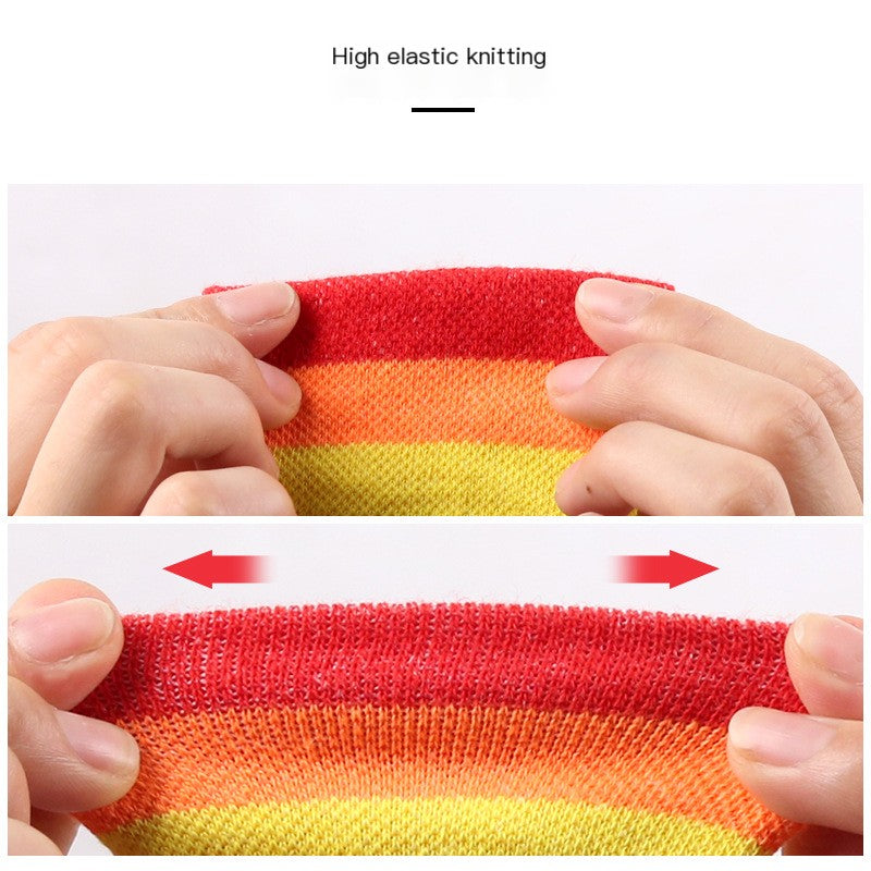 Rainbow Sports Wristband for Badminton & Fitness
