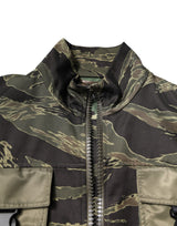 Dolce & Gabbana Multicolor Camouflage Cotton Bomber Jacket