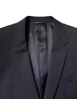 Dolce & Gabbana Black MARTINI Single Breasted Coat Blazer