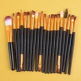 20-Piece Makeup Brush Set for Beauty and Application