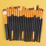 20-Piece Makeup Brush Set for Beauty and Application