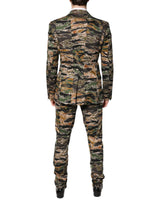 Dolce & Gabbana Multicolor TAORMINA Single Breasted 2 Piece Suit