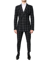Dolce & Gabbana Black TAORMINA Double Breasted 2 Piece Suit